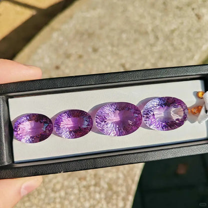 “Amatista Gatling” – grandes gemas con talla fuego - (tiempo de producción 7–15 días)