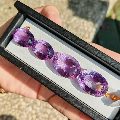 “Amatista Gatling” – grandes gemas con talla fuego - (tiempo de producción 7–15 días)