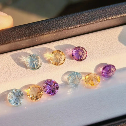 “Estrellas Brillantes” – Gemas con talla fuego de 6 mm - (tiempo de producción 7–15 días)