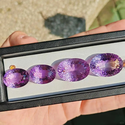 “Amatista Gatling” – grandes gemas con talla fuego - (tiempo de producción 7–15 días)