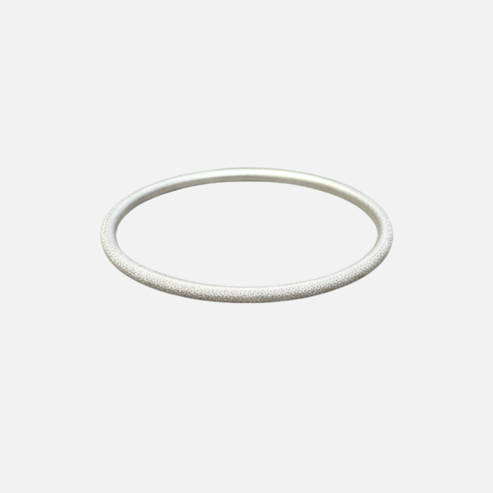 Pulsera de plata mate